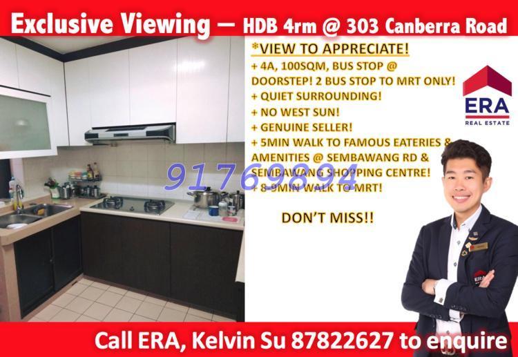 Blk 303 Canberra Road (Sembawang), HDB 4 Rooms #131823472